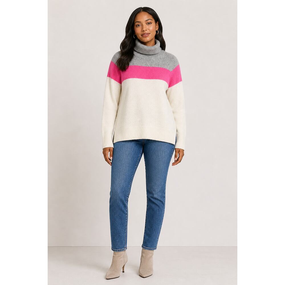 Court & Rowe Belle Noel Alpaca Wool Blend Turtleneck Sweater Womens Size Small
